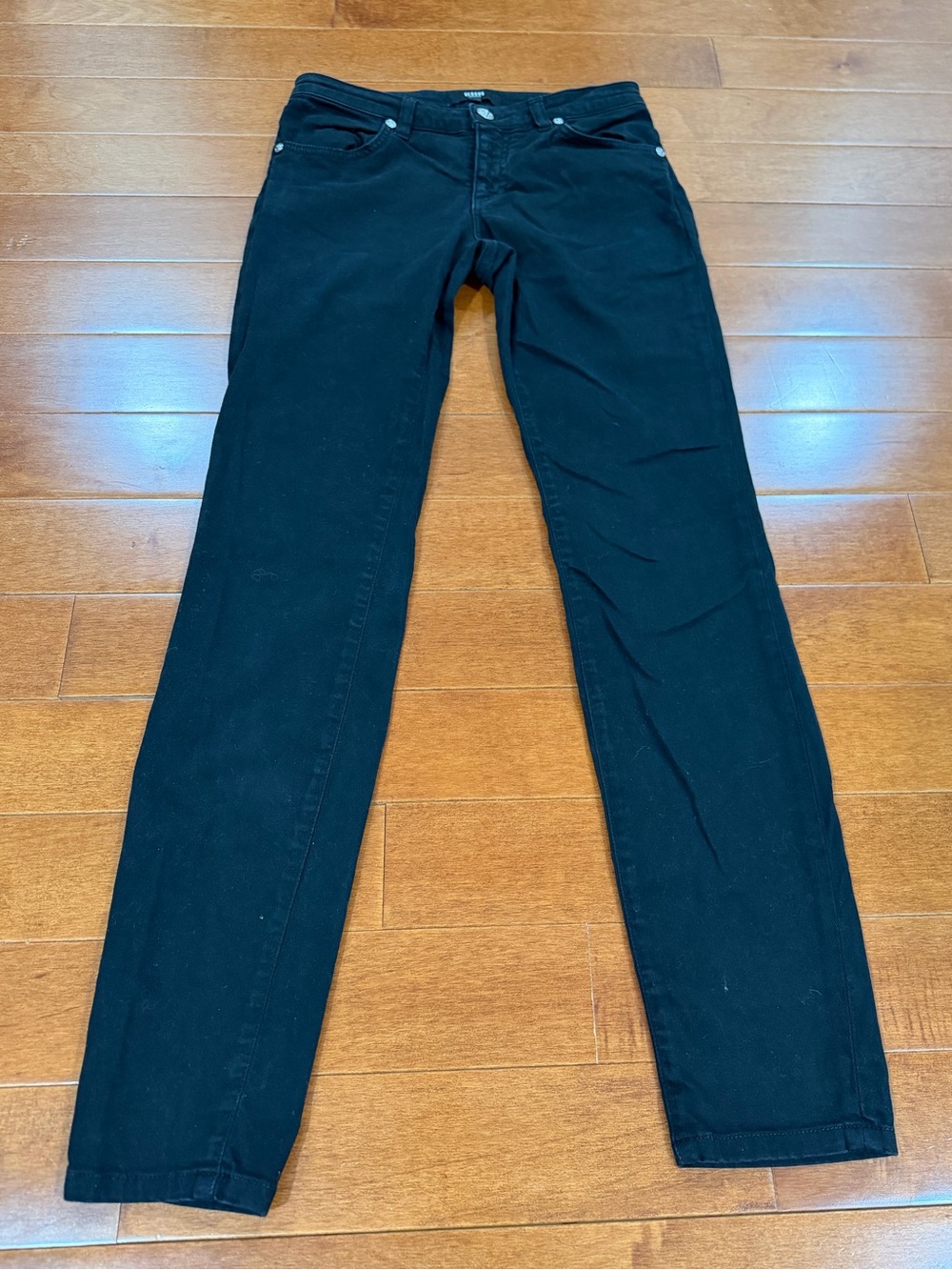 Gianni Versace Versus Versace Black Cotton Blend Skinny Jeans Pants Sz. 27